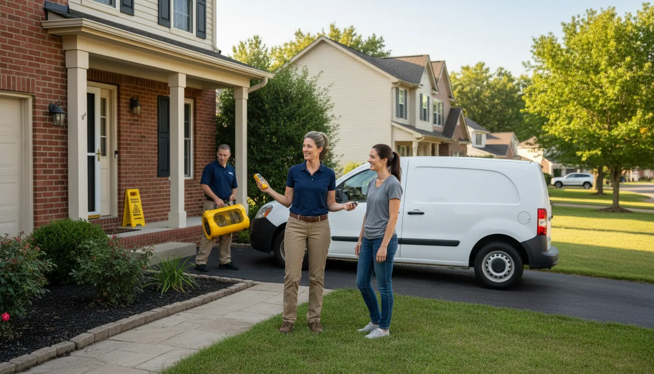 Water restoration image for Dehumidification And Cleanup Services in Sullivan, NH